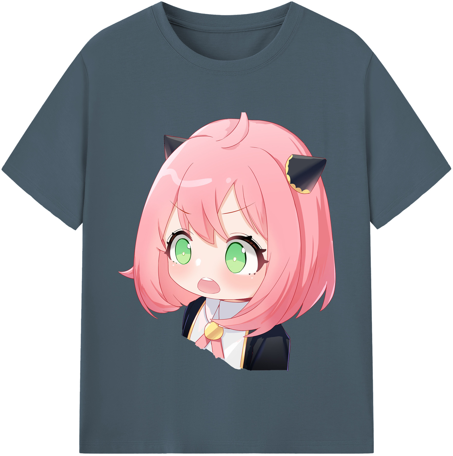 （画像用） SPY×FAMILY间谍家家酒 綿100％半袖Tシャツ（フロントプリント）